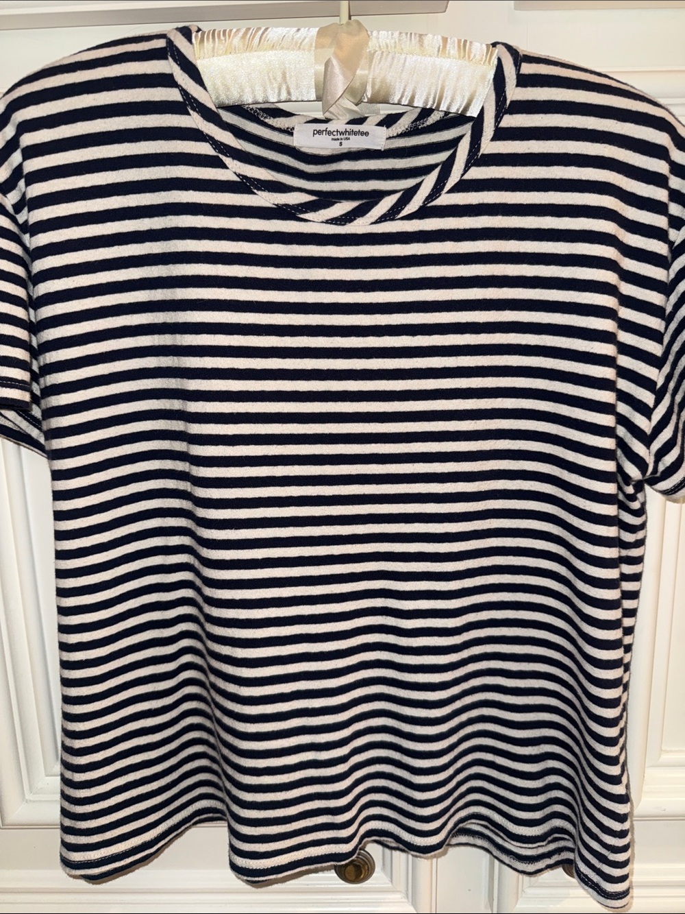 Perfect White Tee Striped Tee
